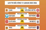 Lịch thi đấu vòng 1 V-League 2025/2026: Đại chiến từ vạch xuất phát