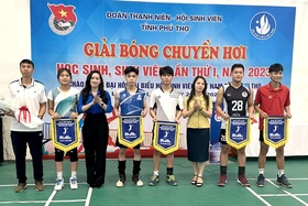 Khai mạc giải bóng chuyền hơi học sinh, sinh viên tỉnh Phú Thọ lần 1 – năm 2023