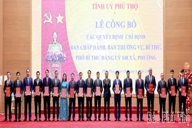 Công bố tổ chức bộ máy 148 xã, phường của tỉnh Phú Thọ (mới)
