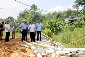 Đẩy nhanh tiến độ giải phóng mặt bằng đường dây 500kV Lào Cai - Vĩnh Yên