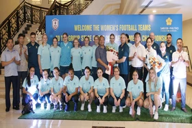 Nữ Australia và Đội tuyển nữ Timor-Leste đã tới Phú Thọ