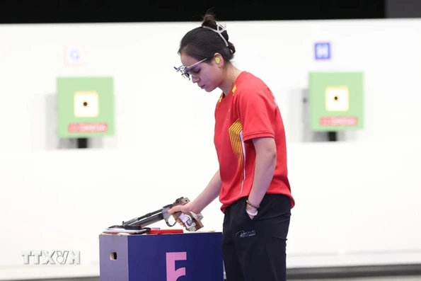 Trịnh Thu Vinh để tuột huy chương Olympic đáng tiếc