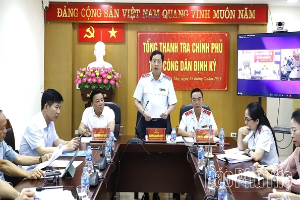 Thanh tra Chính phủ tiếp công dân tại Phú Thọ