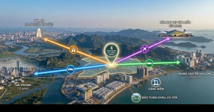 Vị trí Vinhomes Hạ Long Xanh (Vinhomes Global Gate Hạ Long): 3 lợi thế chiến  lược năm 2026